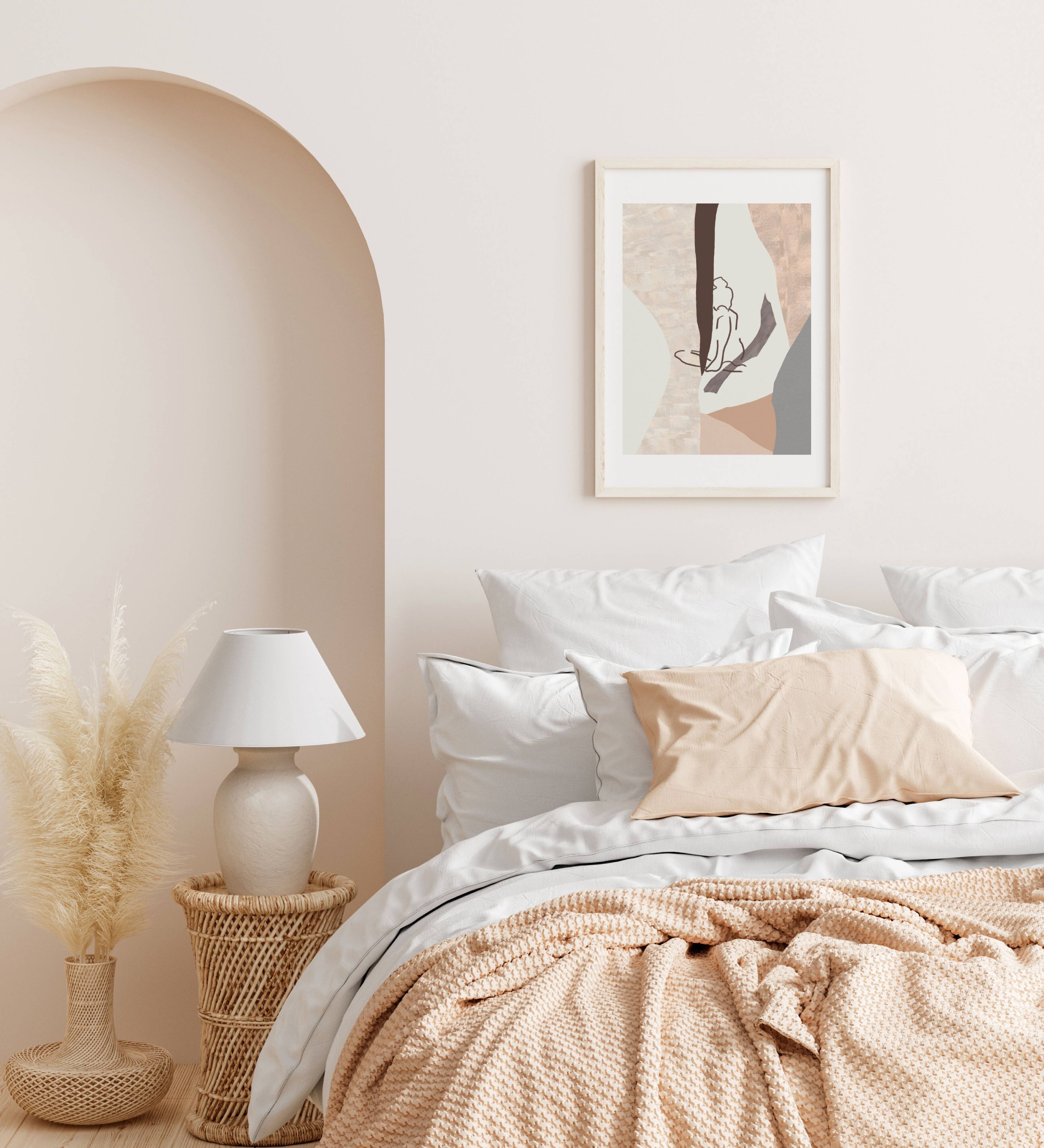 Illustration Brown girl