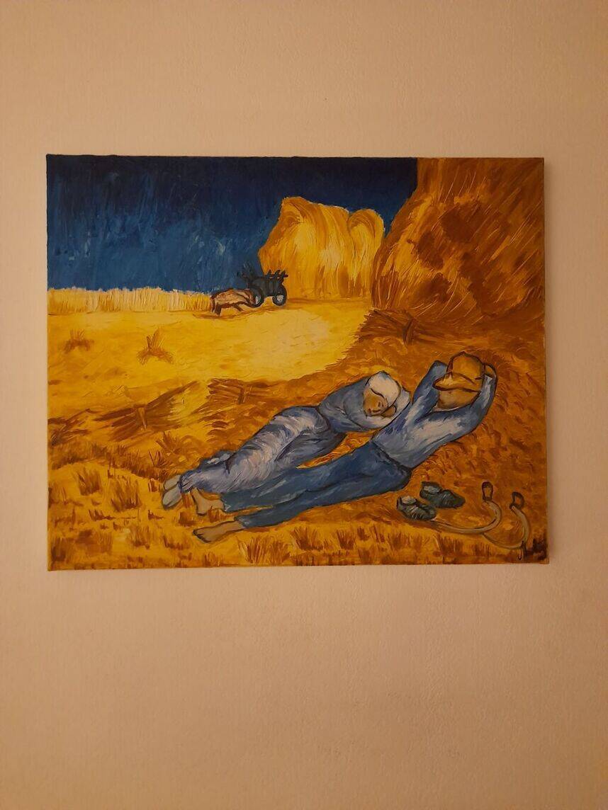 Handmade oil painting