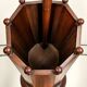Porte-parapluies en bois massif sculpté, art deco