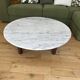 Carrara marble coffee table 110 cm / 2 cm thick