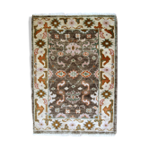 Handmade Indo-Mahal vintage rug 64cm x 97cm 1980s, 1B865
