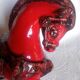 Bitossi - Aldo Londi - Red Roman Horse - glazed ceramic