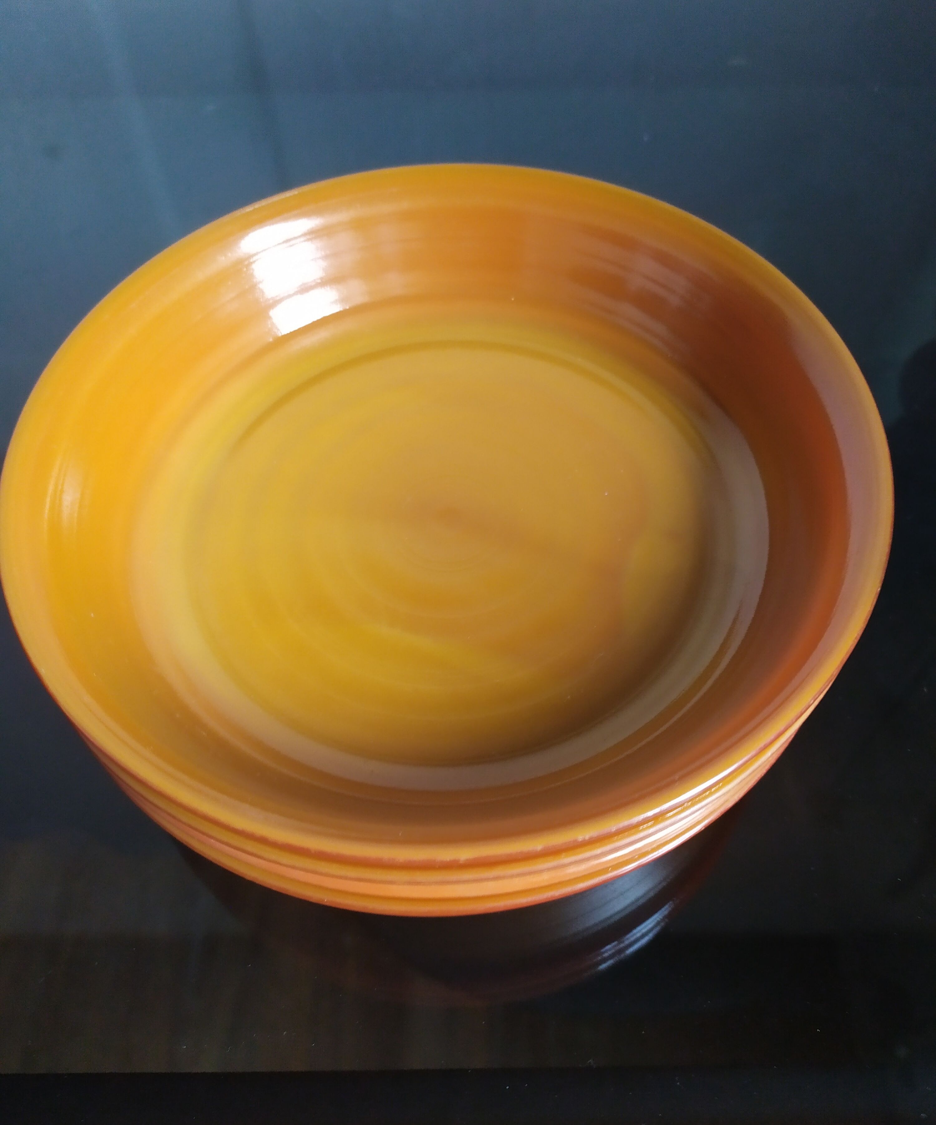 4 hollow plates arcopal volcano model