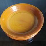 4 hollow plates arcopal volcano model