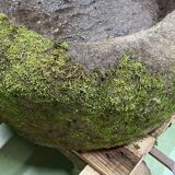 19th century granite trough in round shape - Ref J1-45