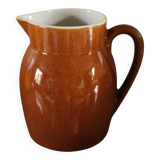 Speckled stoneware carafe/pitcher, Digoin