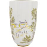 Large porcelain vase from the mid-century, hand-painted, Hutschenreuther, Selb, Germany, 1950s.