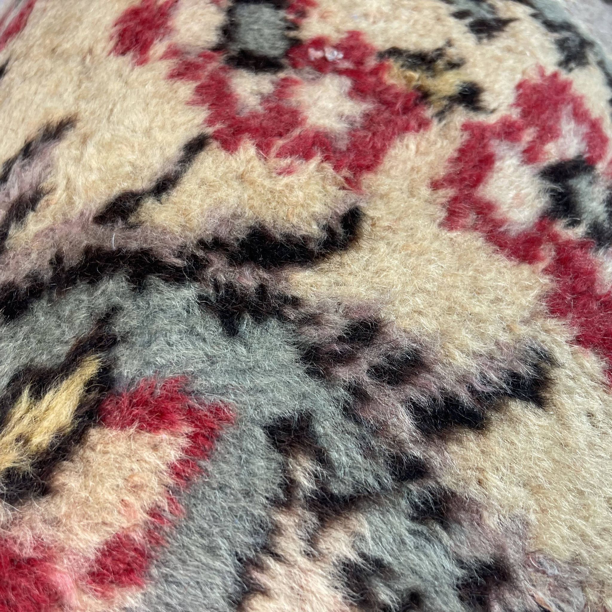 Vintage turkish rug cushion cover, 30 x 50 cm