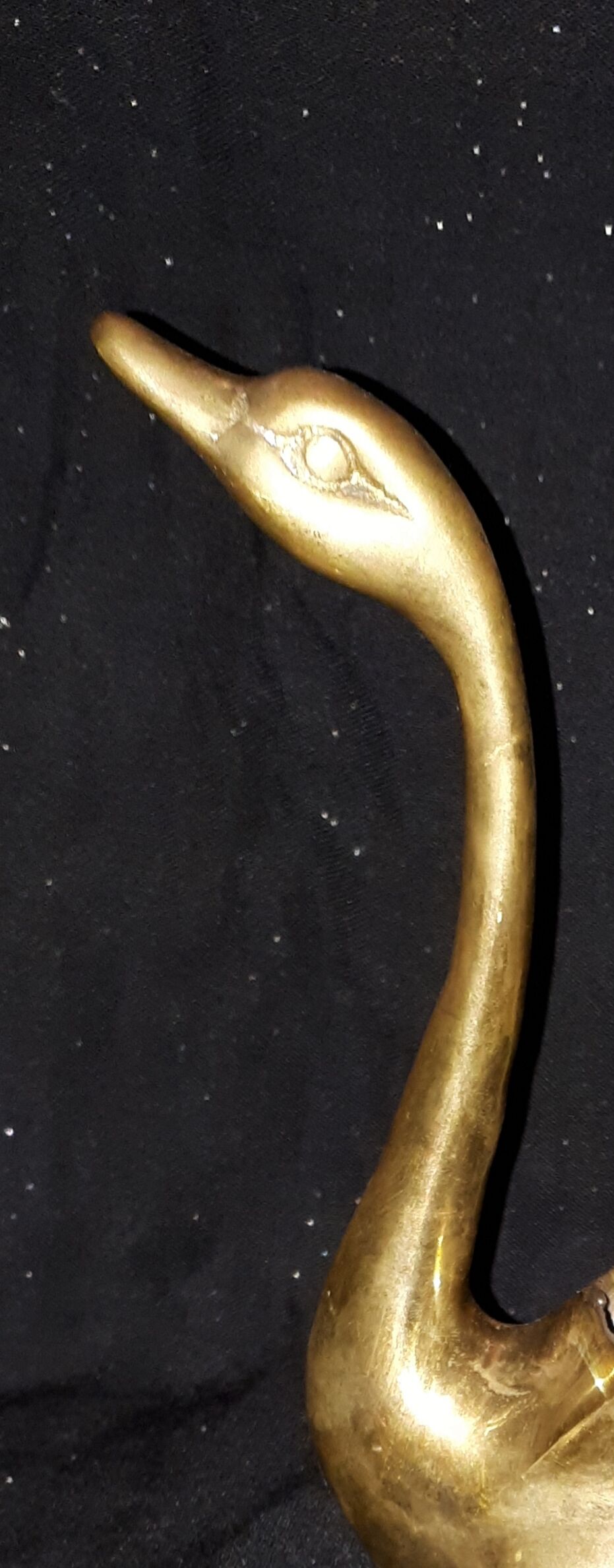 Bronze swan, vintage