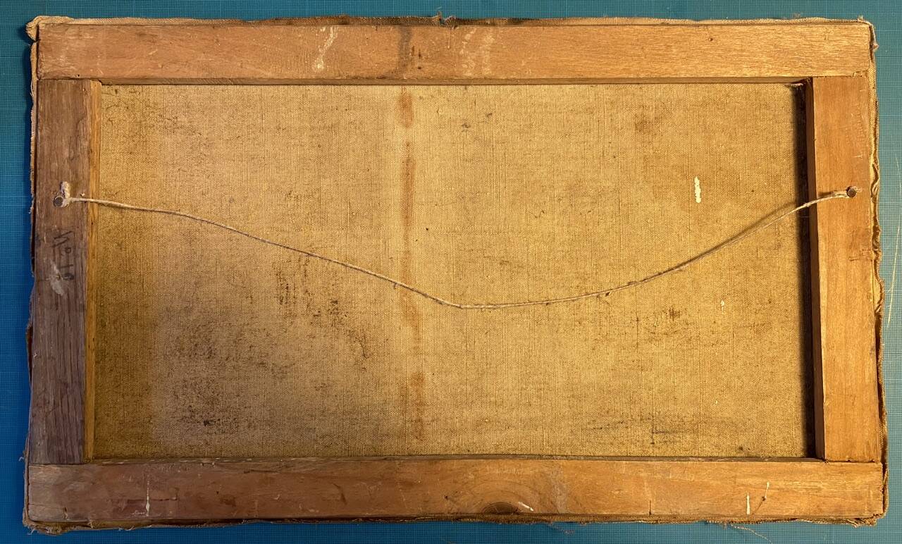 Tableau ancien , paysage breton signé, début XX siècle