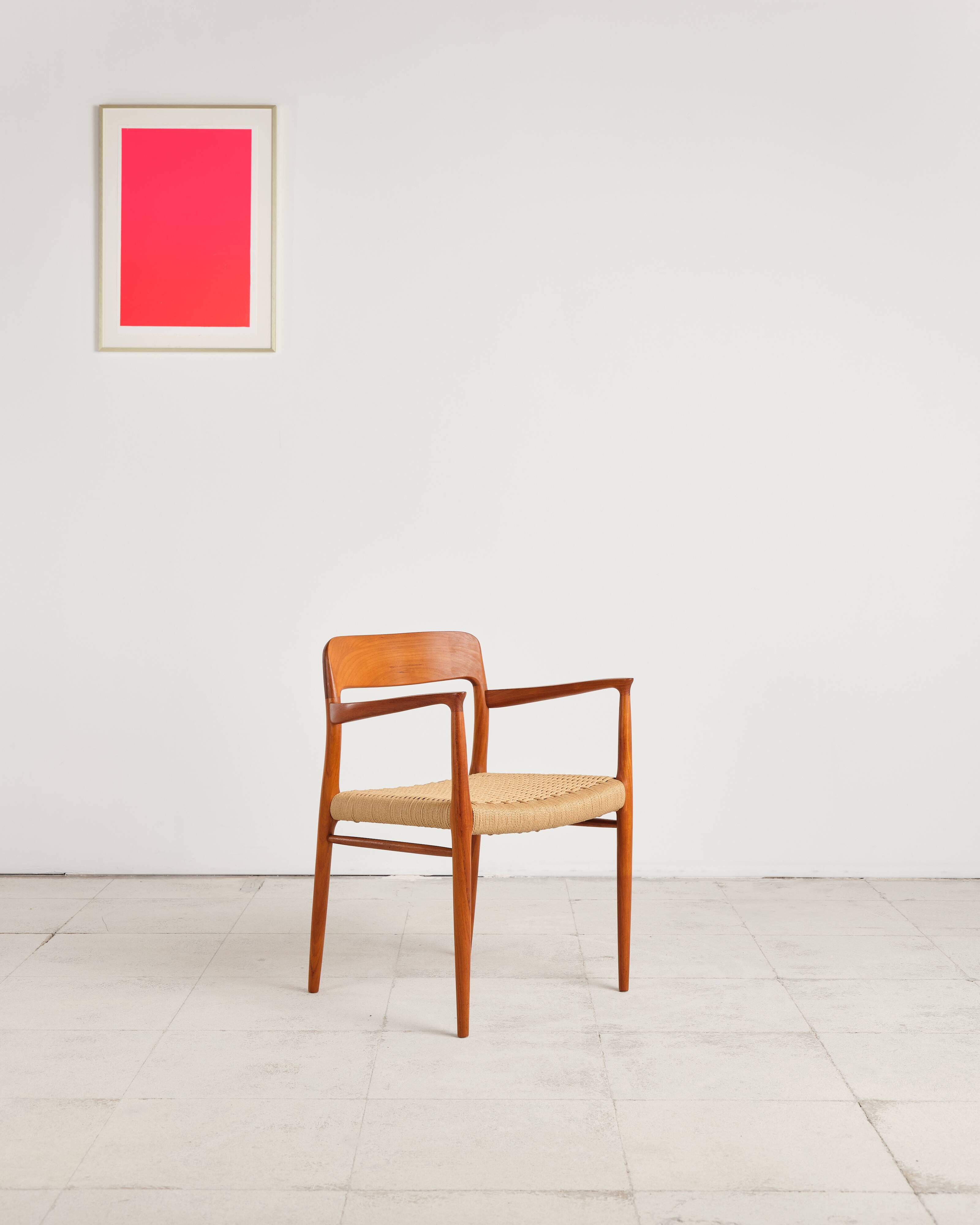 Armchair 56 in teak from the mid-century by Niels O. Møller, J.L. Moller