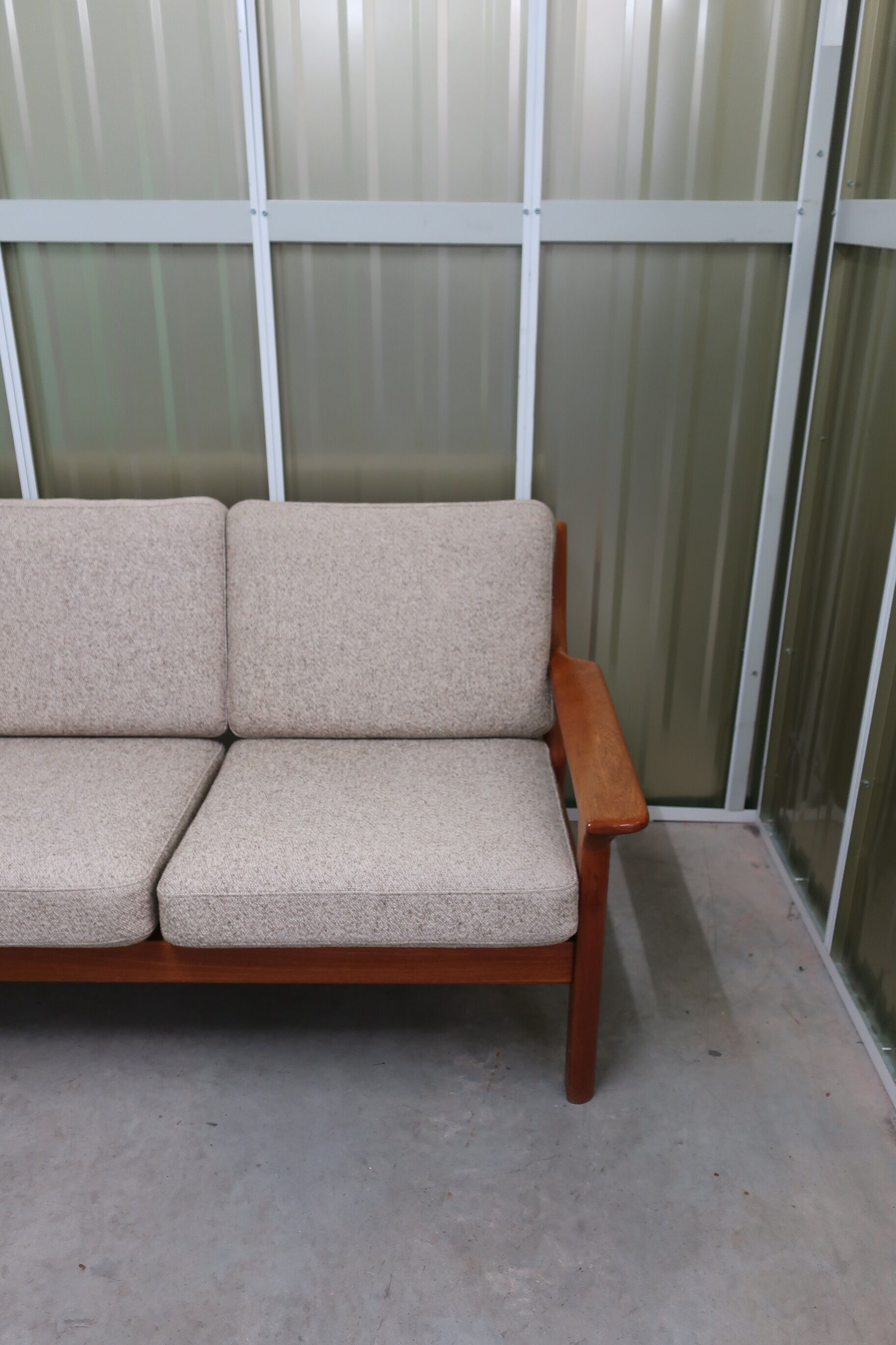 Scandinavian teak sofa from the 60s