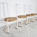 Vintage postmodern dining chairs, 1960s