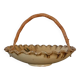 Glazed terracotta fruit bowl or basket