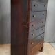Furniture with 7 drawers in painted wood