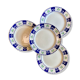 Set of 4 vintage plates model Axelle de Sarreguemines