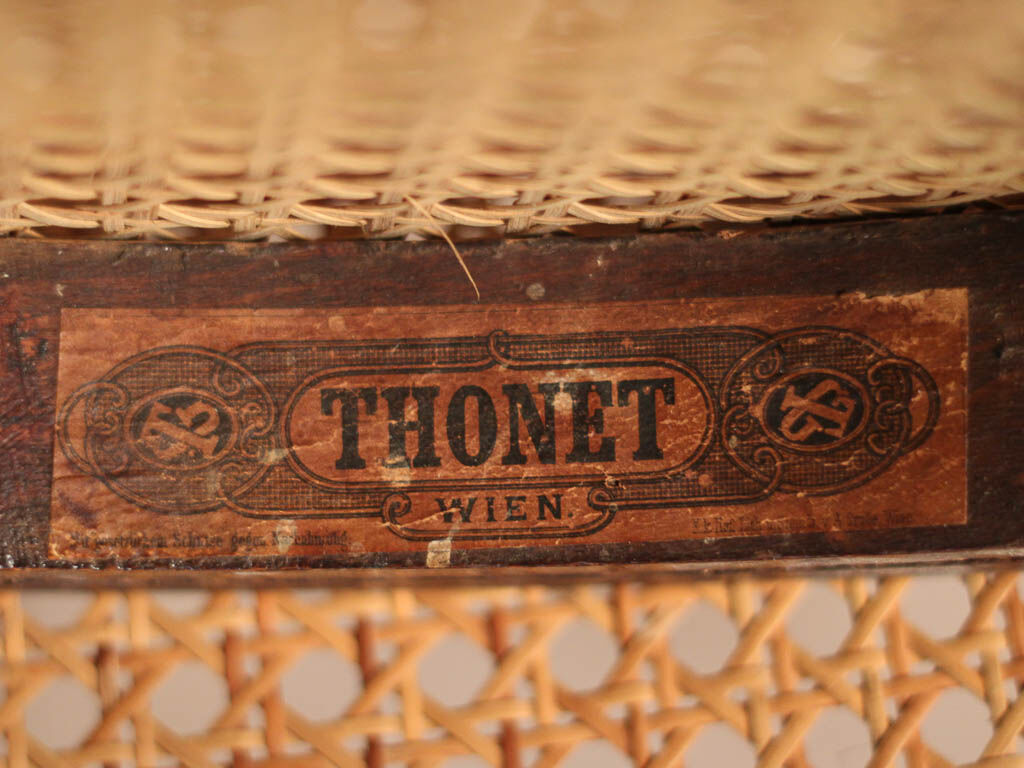 Chaise no.14 by michael thonet for thonet, hêtre courbé assise in cannage, autriche, circa 1859