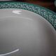 Lot de 6 Assiettes creuses KIFO L'Amandinoise décor feuilles vertes