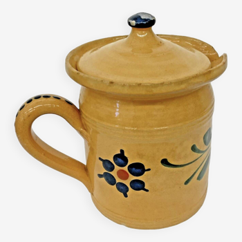 Savoy milk jug in glazed terracotta