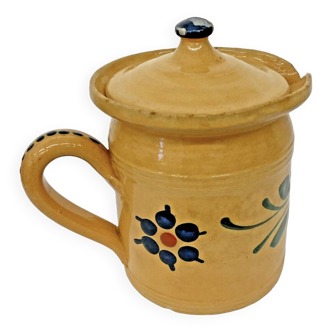 Savoy milk jug in glazed terracotta