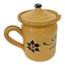 Savoy milk jug in glazed terracotta