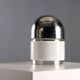 Pair of vintage Reggiani "Salt and Pepper" metal table lamps, 1960s design.