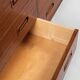 Midcentury Danish sideboard with 6 drawers in teak by Dyrlund 1960s