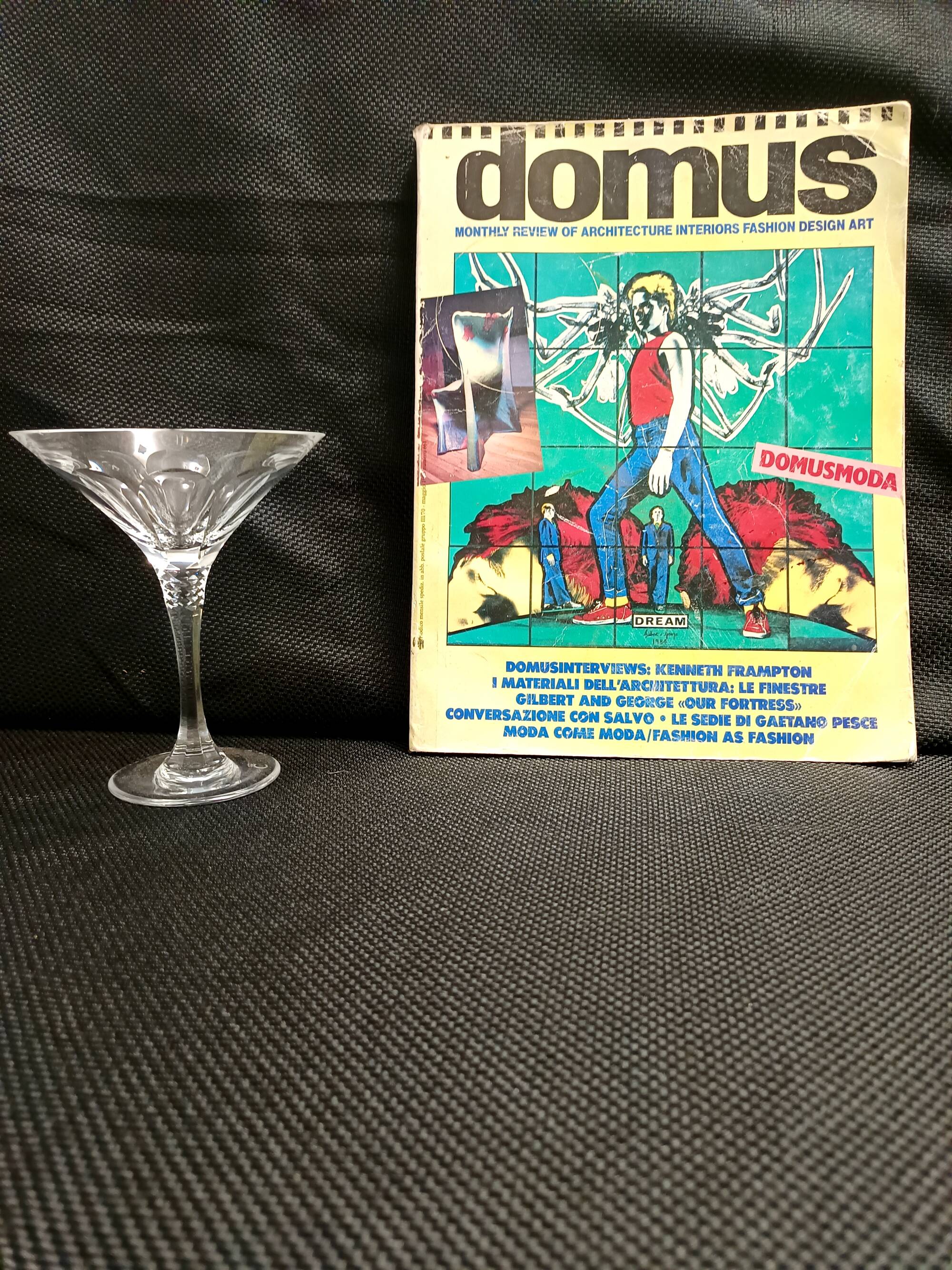 Set of Twelve Crystal Martini Glasses by Christinenhutte, Germany