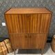 Vintage Scandinavian designer secretary in teak wood, 1960s