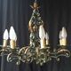 Wrought iron chandelier 1940