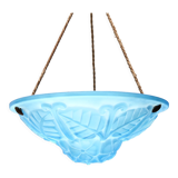 Chandelier art deco Degué in glass 30s