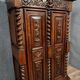 Renaissance style wardrobe in richly carved solid wood, 17th century