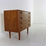 Danish design wooden chest of drawers