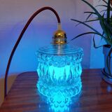 Bubble glass portable lamp