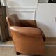 Roche Bobois leather armchair
