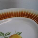 Oval ceramic plate