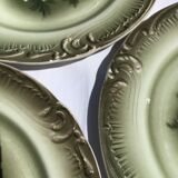 6 Gien dessert anemones opaque porcelain porcelain