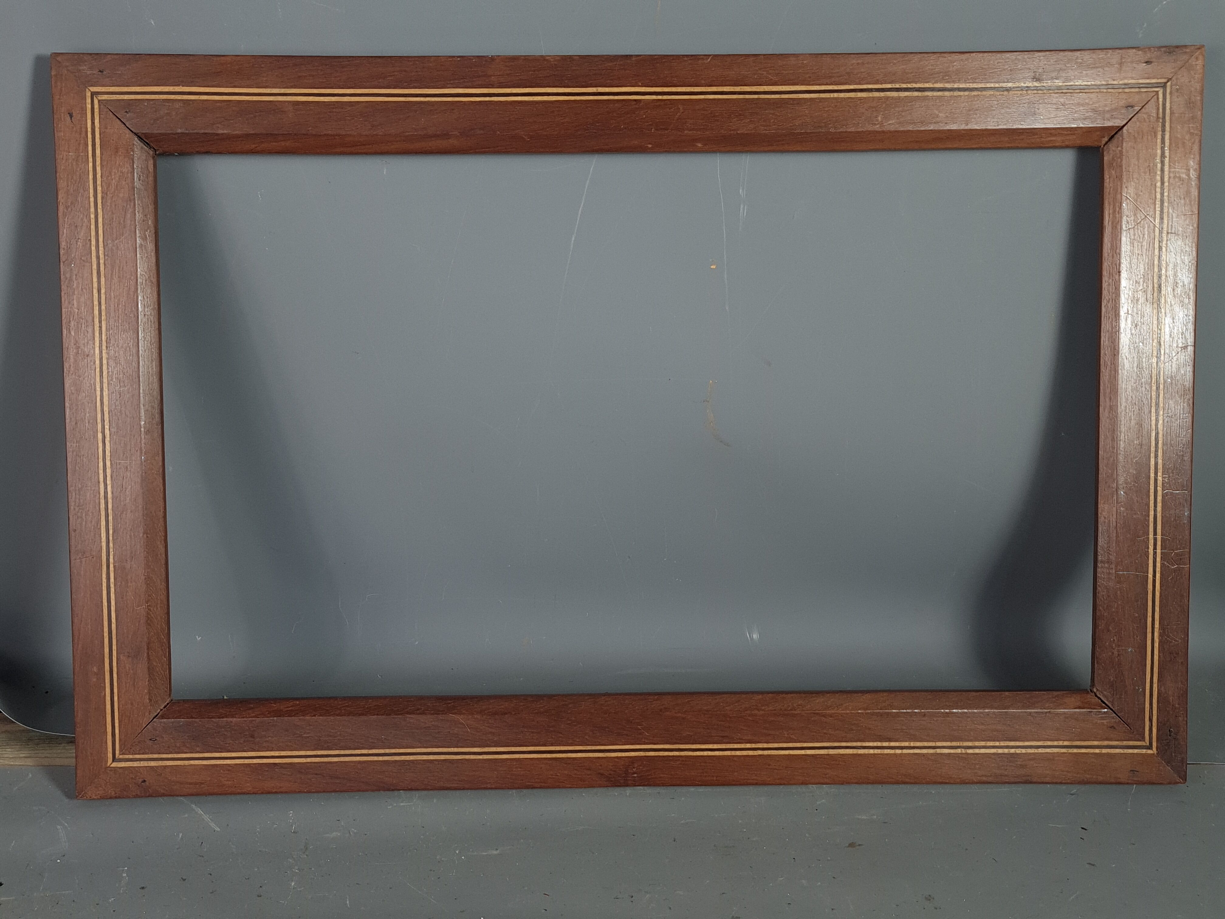 Old walnut frame and nets 58,5x38 foliage 50,7x30,2 cm SB