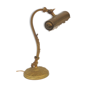 lampe de table en laiton