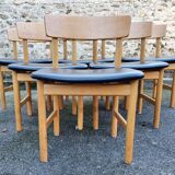 Set table and 6 chairs borge mogensen 1960