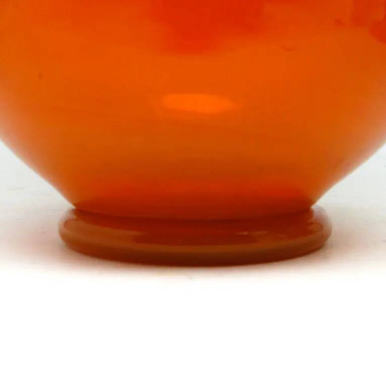 Vase, moderne du milieu du siècle, en verre, conçu par J. Słuczan-Orkusz, Pologne, années 1970