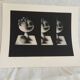 Original lithograph by Mario Avati, colour manière noire, "The Passage of Time", 1990.