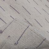 Traditional white and purple carpet 57x126cm