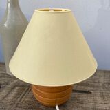 Wooden ball lamp 80s