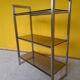 Metal shelf and smoked glass Roche Bobois