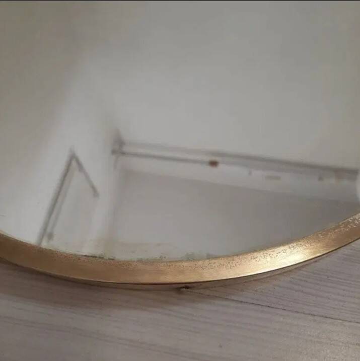Brass mirror – 50s