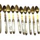Tableware, 34 dessert cutlery sets with mother-of-pearl handles, early 20th century
