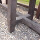 Pair of oak benches