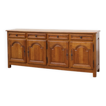 Monumental Oak Sideboard by De Tonge, France, Mid-20th Century