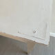 Small patinated wood table / desk / console / side table